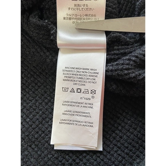 POLO Ralph Lauren Mens Basic Waffle Long Sleve Shirt XL Nice! - Picture 7 of 10